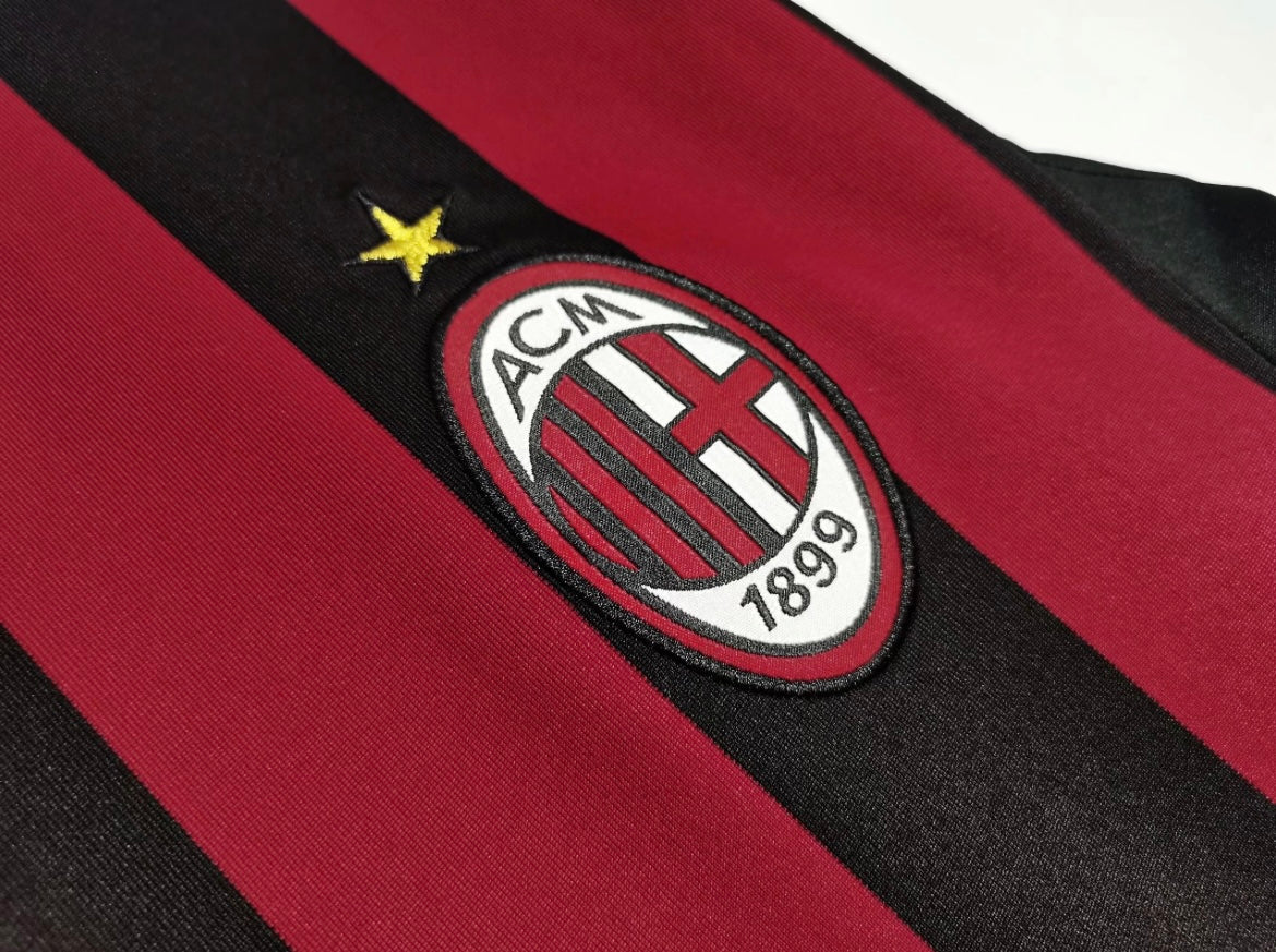 AC Milan 2009/10 Domicile à manches longues