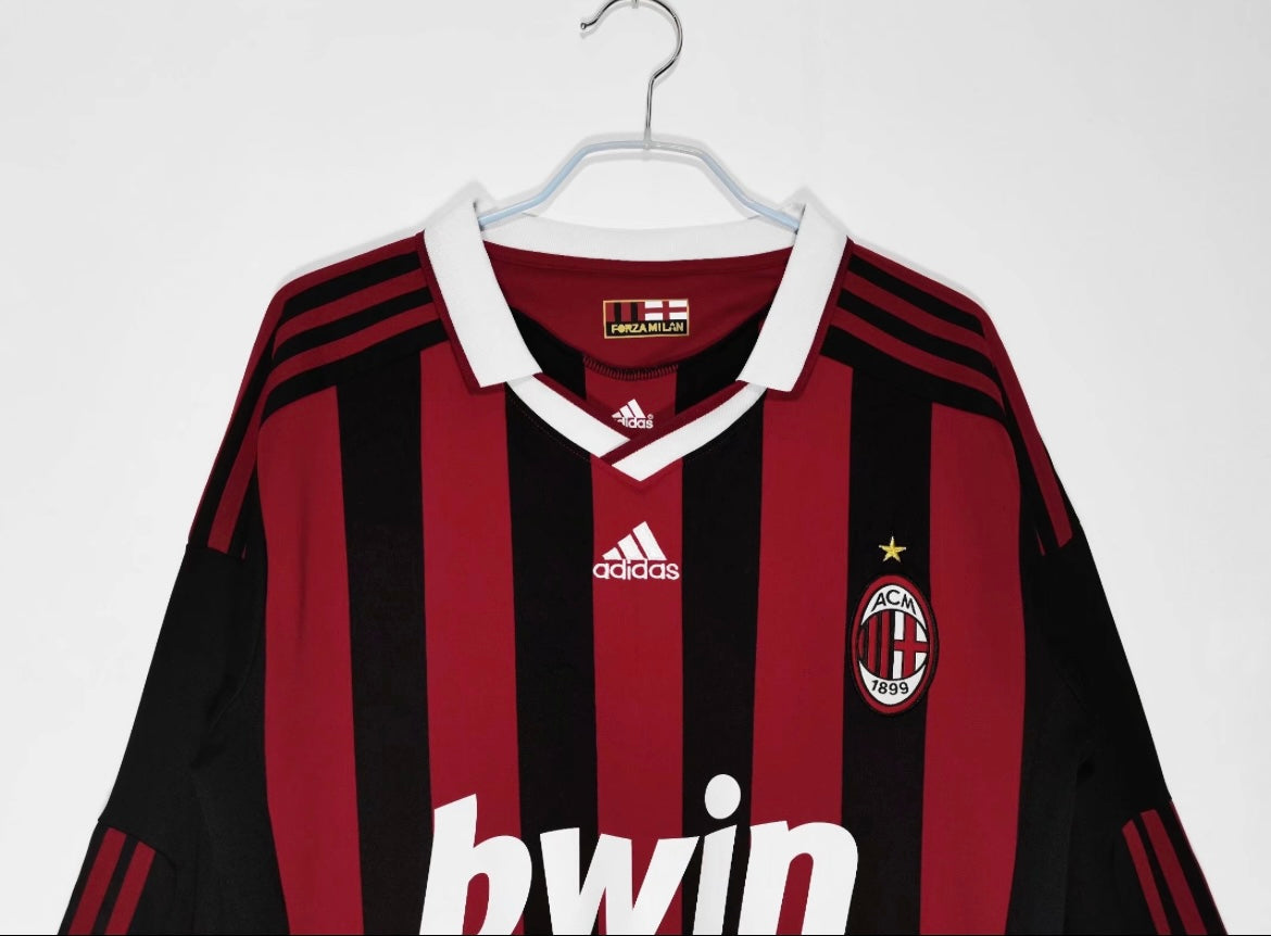 AC Milan 2009/10 Domicile à manches longues