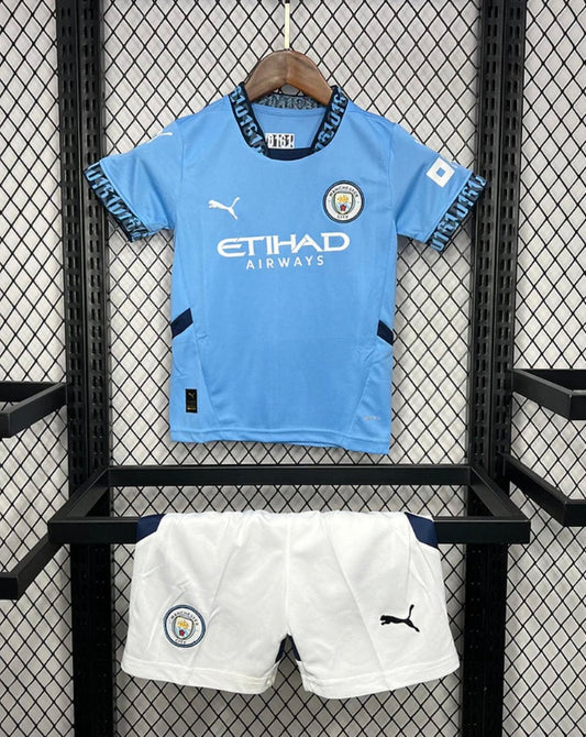 Kits Enfants Manchester City 2024/25 Domicile